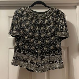 Dressy Adrianna Papell beaded top